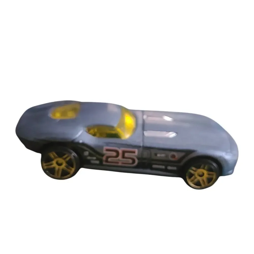 Mattel Hot Wheels Gray FAST FELION Die Cast Car.